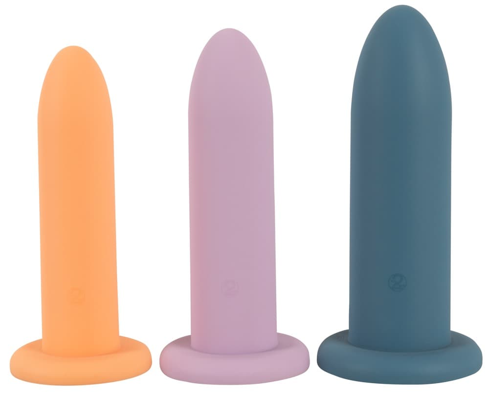 3-delt dildosæt "Three in a Row", forskellige størrelser og vægte - ORION Erotik Shop