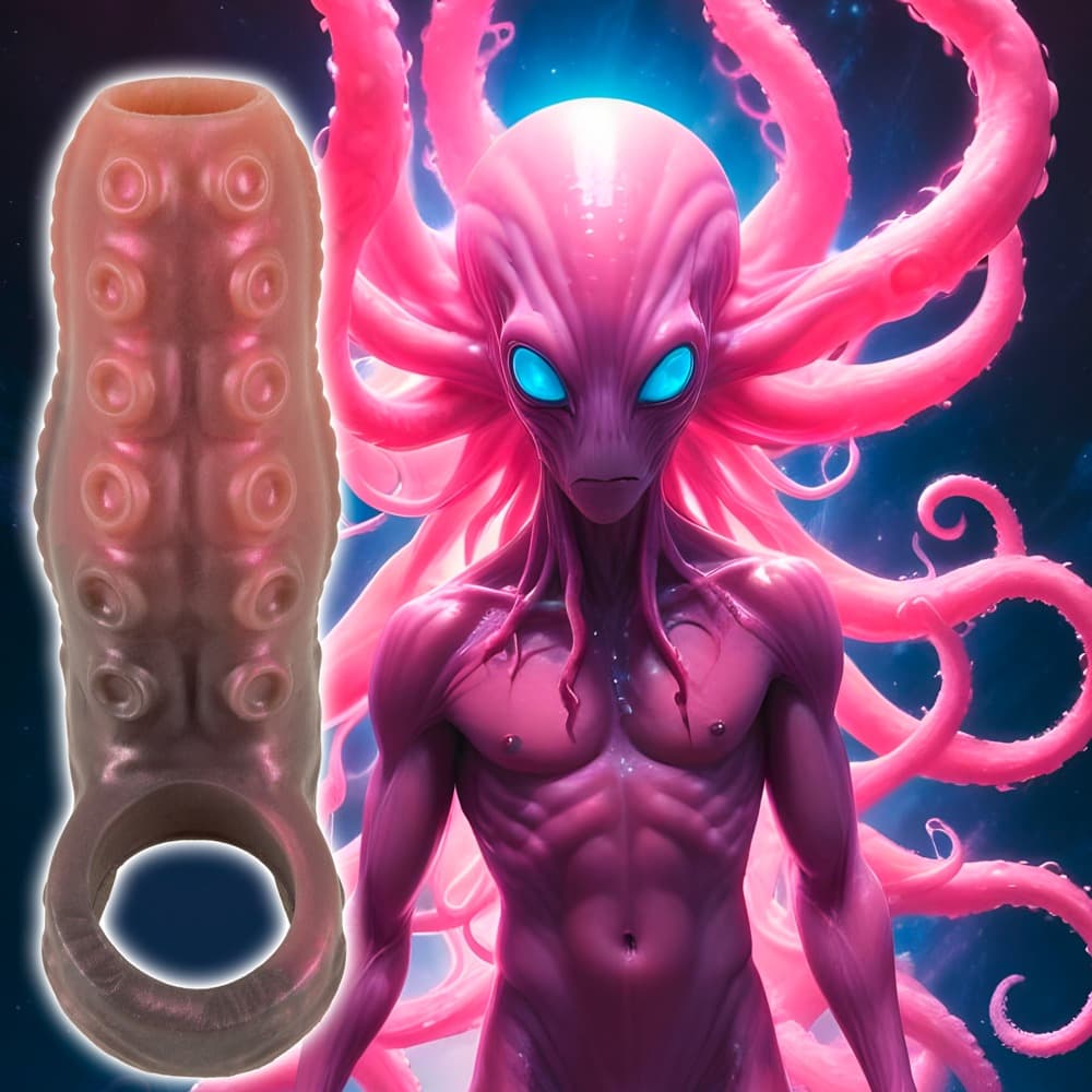 Penishylster "Tentacle Sleeve" i et stimulerende design