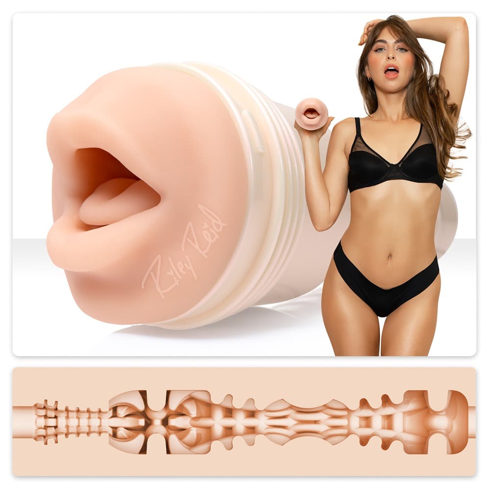 Masturbator "Riley Reid Insomnia" med intens stimulerende tekstur - ORION Erotik Shop