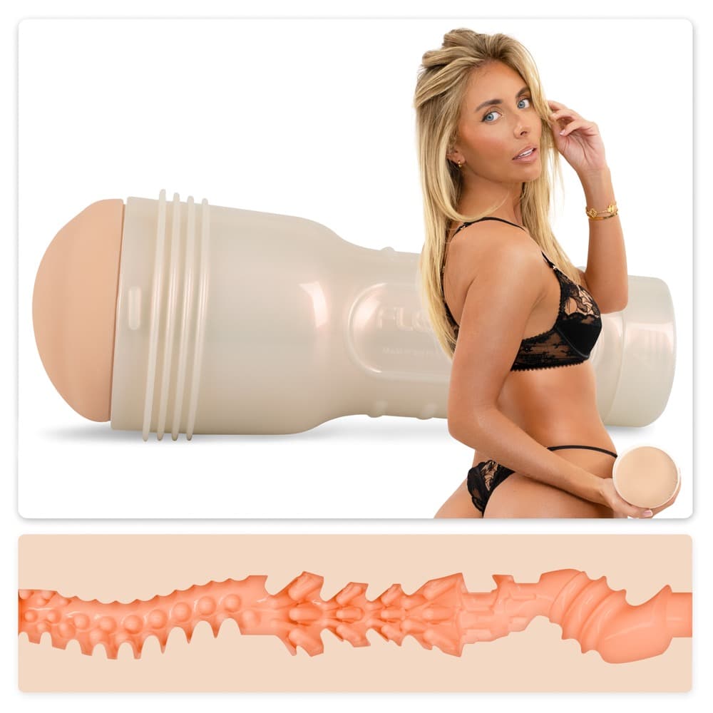 Masturbator "Bonnie Blue Zero Miles" med intens stimuleringsstruktur - ORION Erotik Shop