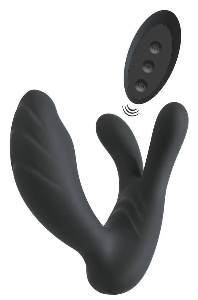 Vibrator "RC G-&P-Spot" med klitoris-/testikelstimulator - ORION Erotik Shop