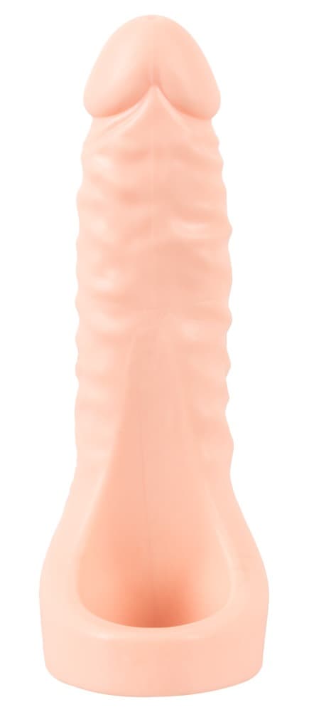 Penis-/testikelring "Double Fucker + Vibration" med fleksibel naturlig vibrator - ORION Erotik Shop
