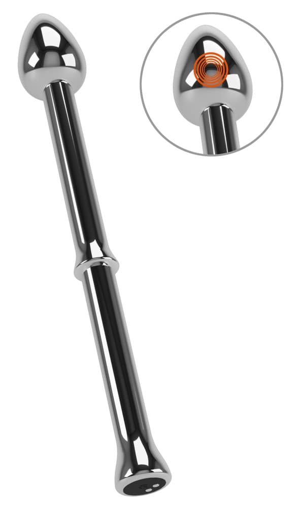 Prostata-vibrator "Metal Milking Stick" med 10 vibrationsindstillinger - ORION Erotik Shop