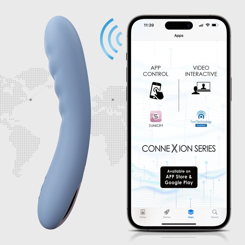 Stødvibratoren "Ava Neo" kan også styres via en app - ORION Erotik Shop