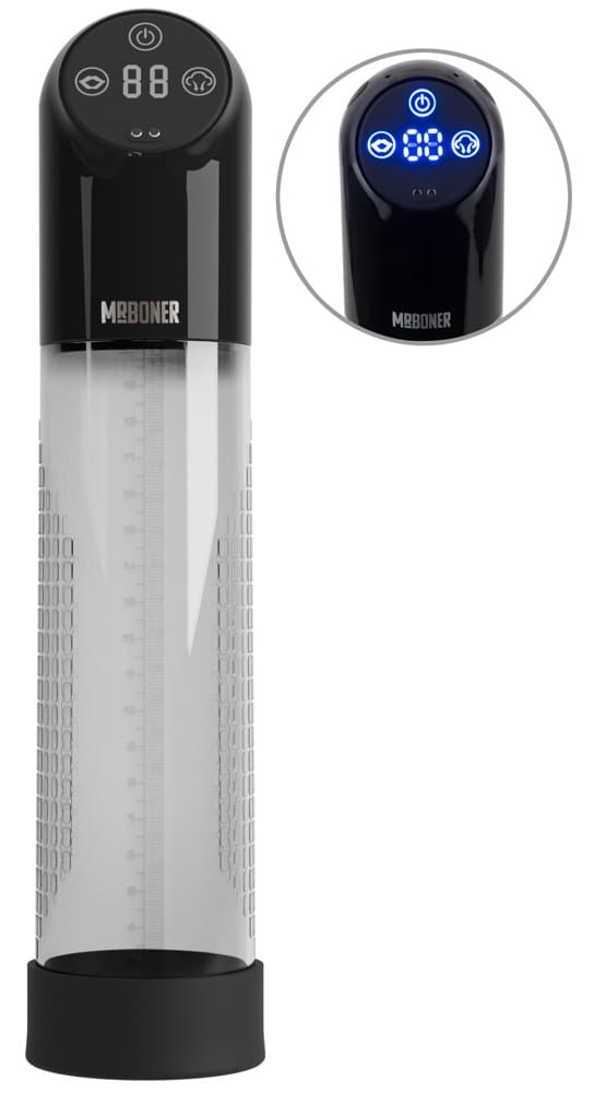 Penispumpe "Waterproof Automatic" med 6 sugetilstande - ORION Erotik Shop