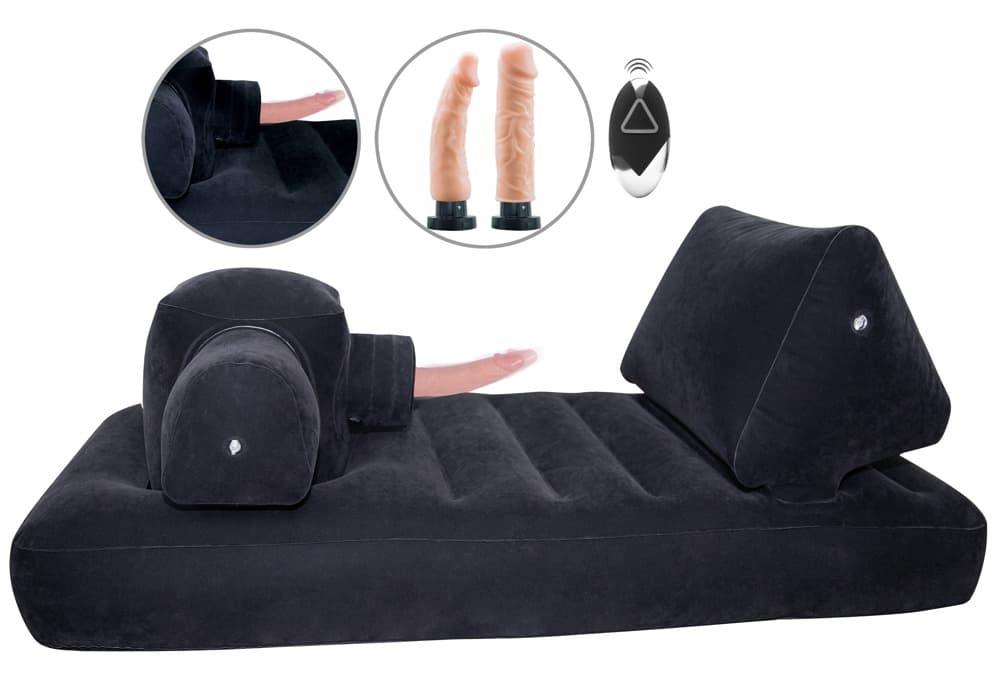 Sexmaskine "Velvet Luxury Bed" inklusive 2 naturvibratorer - ORION Erotik Shop