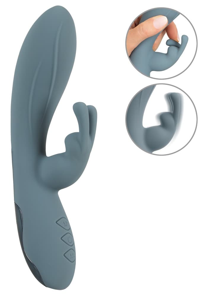 Rabbitvibrator "VELINA" med 2 x 10 vibrationstilstande - ORION Erotik Shop