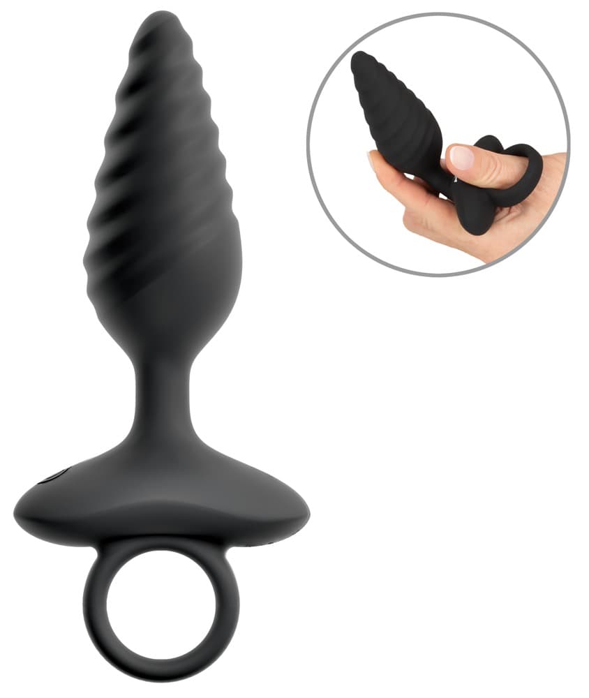 Vibrerende analplug i spiralform - ORION Erotik Shop