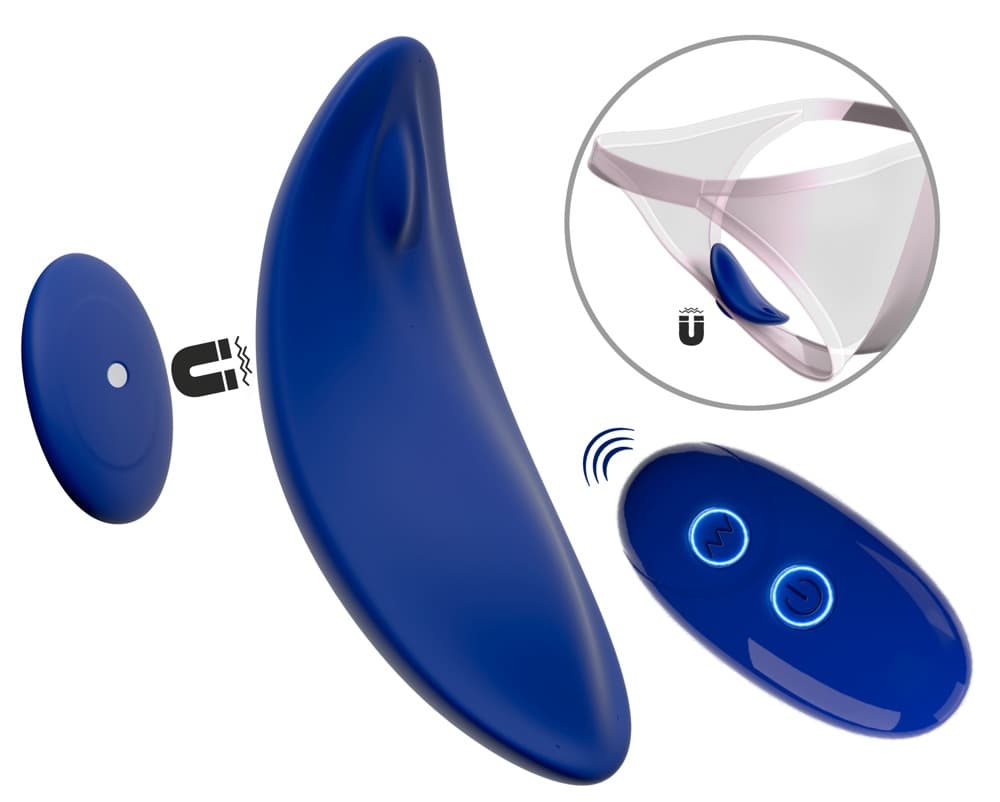 Trussevibrator "žExtra Slim" med fjernbetjening - ORION Erotik Shop