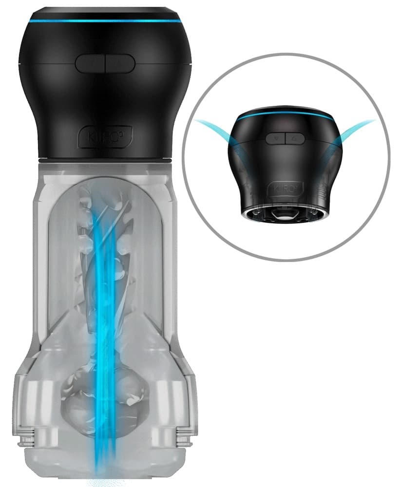 2-delt masturbatorsæt "žFeel Pocket Stroker Crystal + PowerBlow Combo" - ORION Erotik Shop