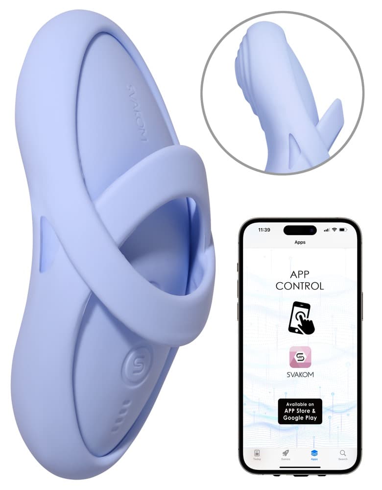 Fingervibrator "Echo 2" med varmefunktion - ORION Erotik Shop