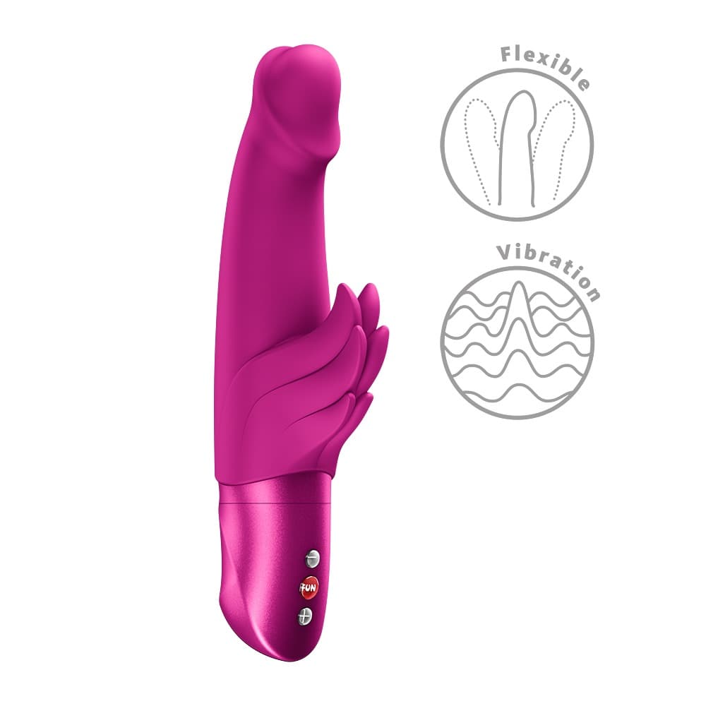 Rabbit vibrator "WICKED ANGEL" med stimulerende vinger - ORION Erotik Shop