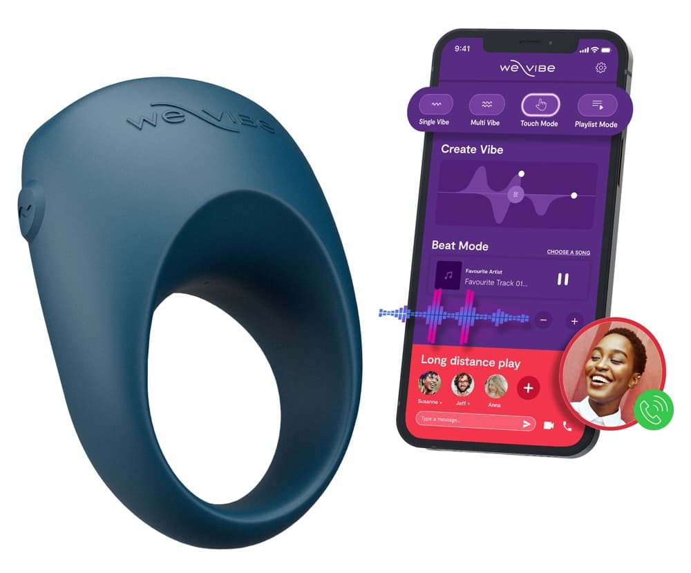 Vibrerende penisring "Pivot 2" kan også styres via app