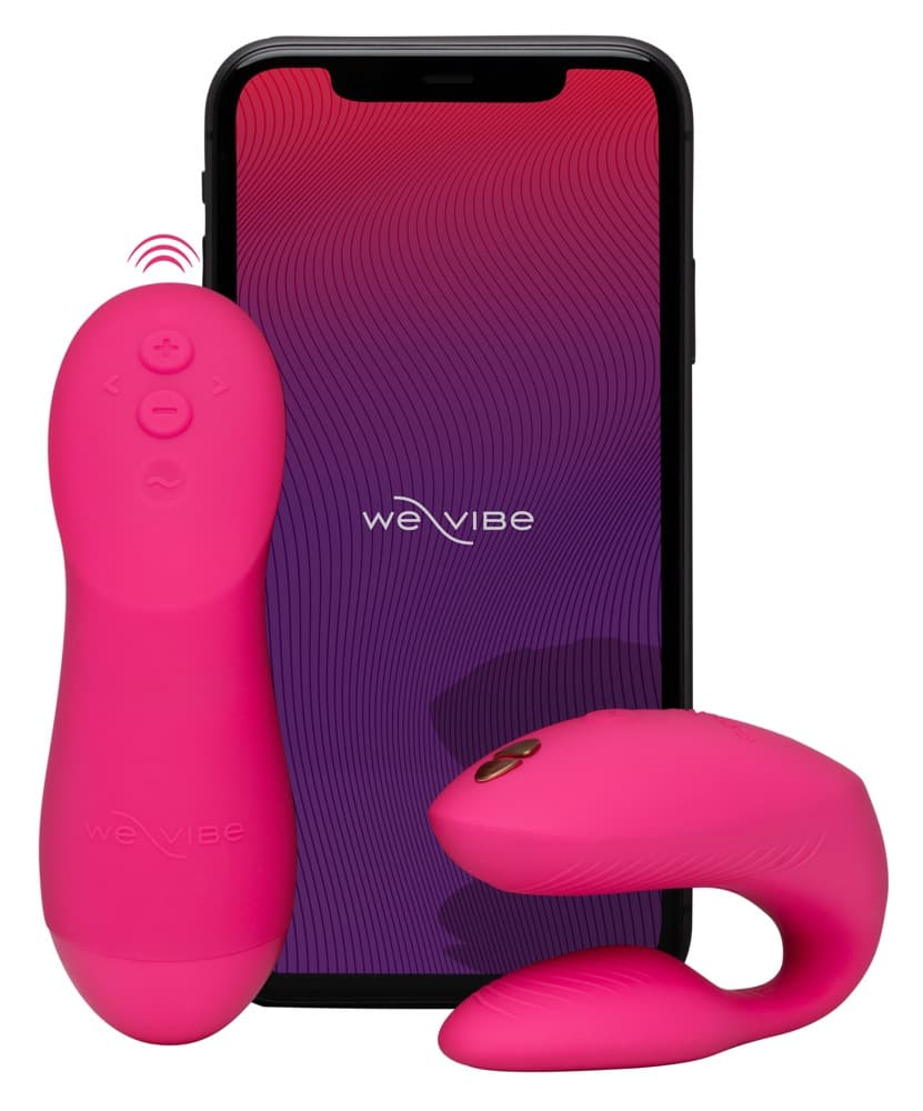 Parvibrator "Chorus Pro" med Haptic Squeeze fjernbetjening - ORION Erotik Shop