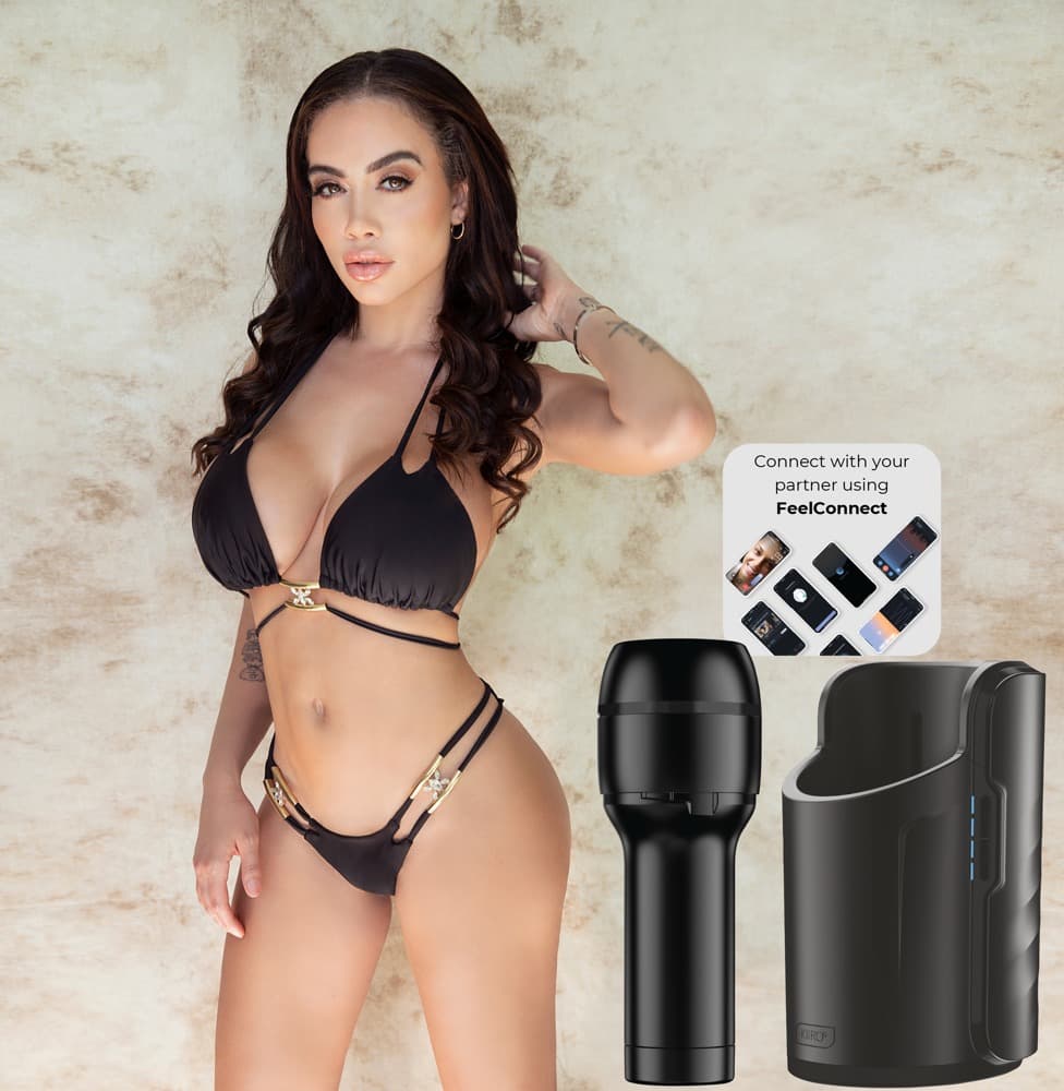Masturbator "Keon WiFi Combo Set Feel Victoria" kan styres via app - ORION Erotik Shop