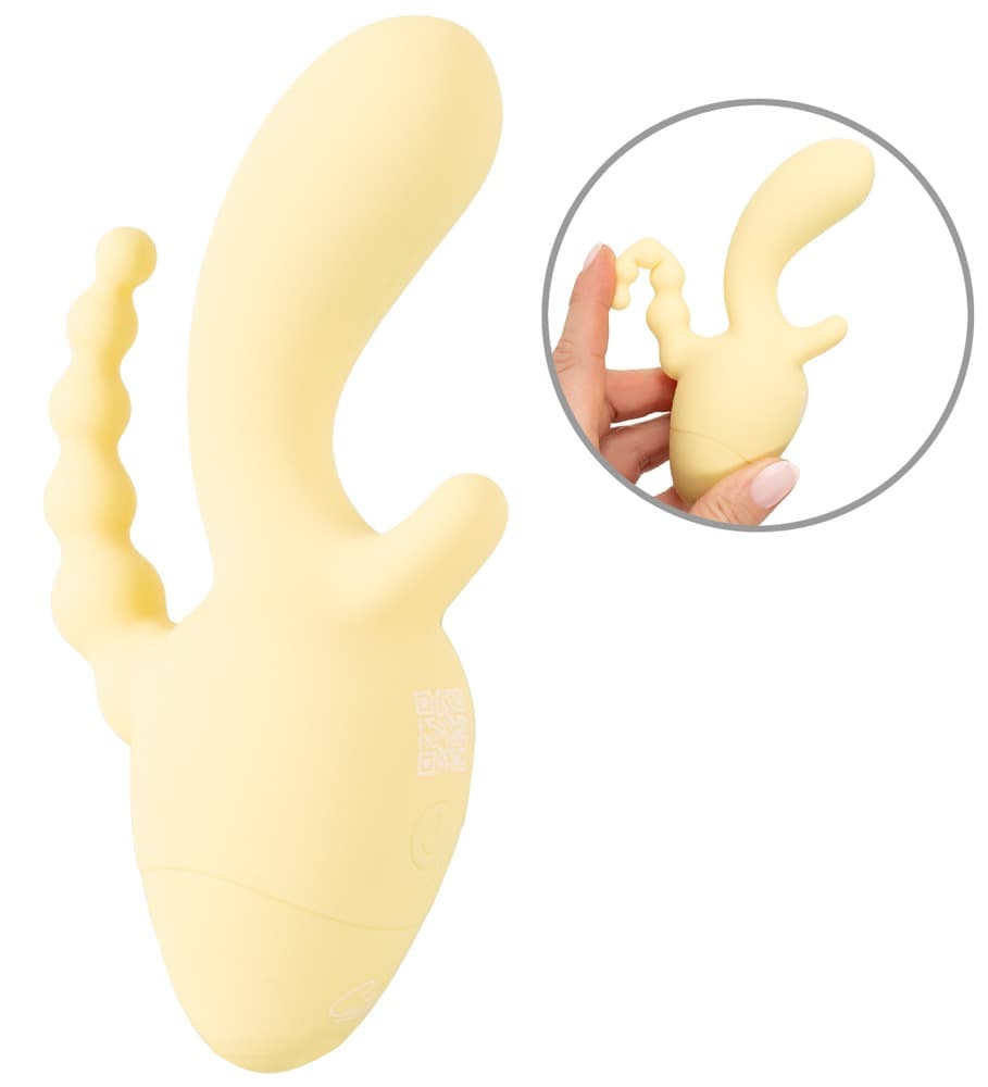 Minivibrator med klitoris- og anus-stimulator - ORION Erotik Shop