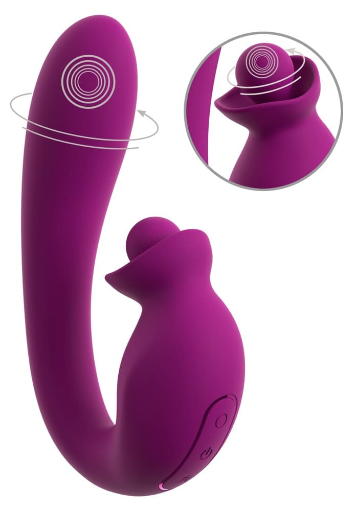 Vibrator med dobbeltrotation - ORION Erotik Shop