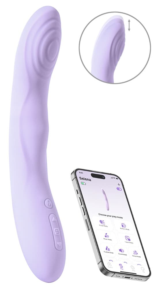 Stødvibrator "Selena" med varmefunktion - ORION Erotik Shop