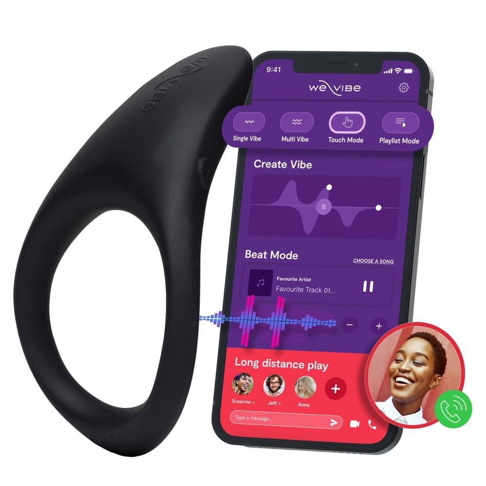 Vibro-penisring "Verge 2" med perineumstimulator - ORION Erotik Shop