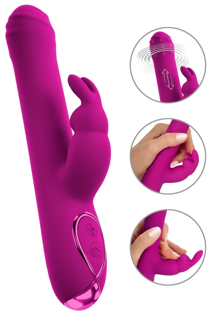 Rabbit Vibrator with Rotation and Thrust Function - ORION Erotik Shop