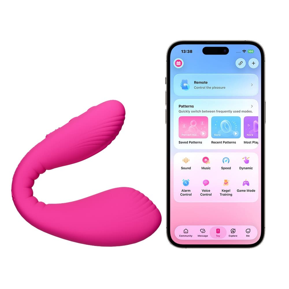 Dobbeltvibrator "Dolce" kan styres via app - ORION Erotik Shop