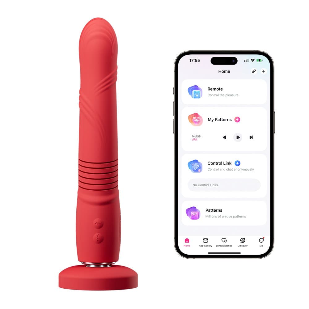 Stødvibrator "Gravity" med aftagelig sugekop - ORION Erotik Shop