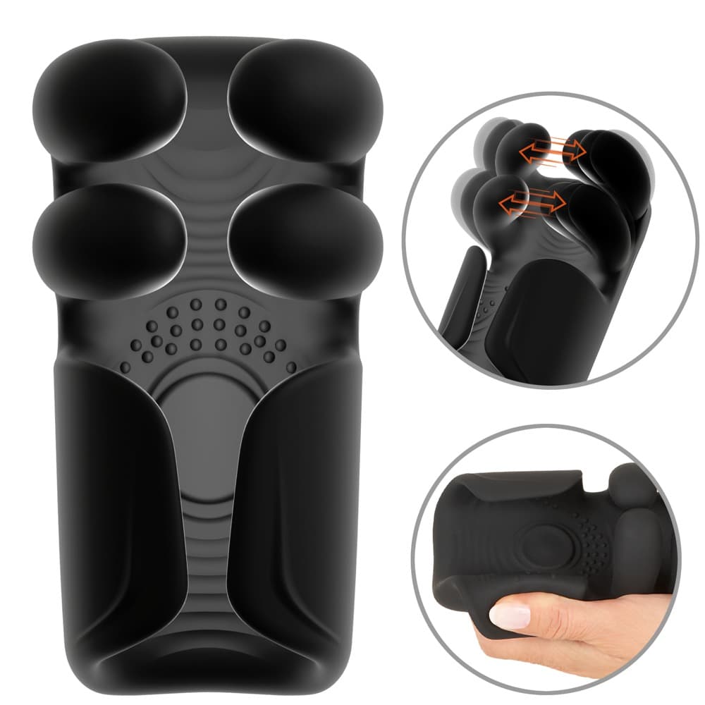 Masturbator med pulsering, vibration og grebmassage - ORION Erotik Shop