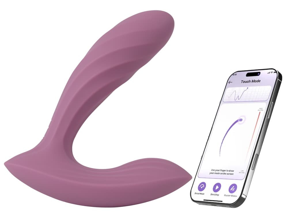Trussevibrator "Erika Plus" med stødfunktion - ORION Erotik Shop