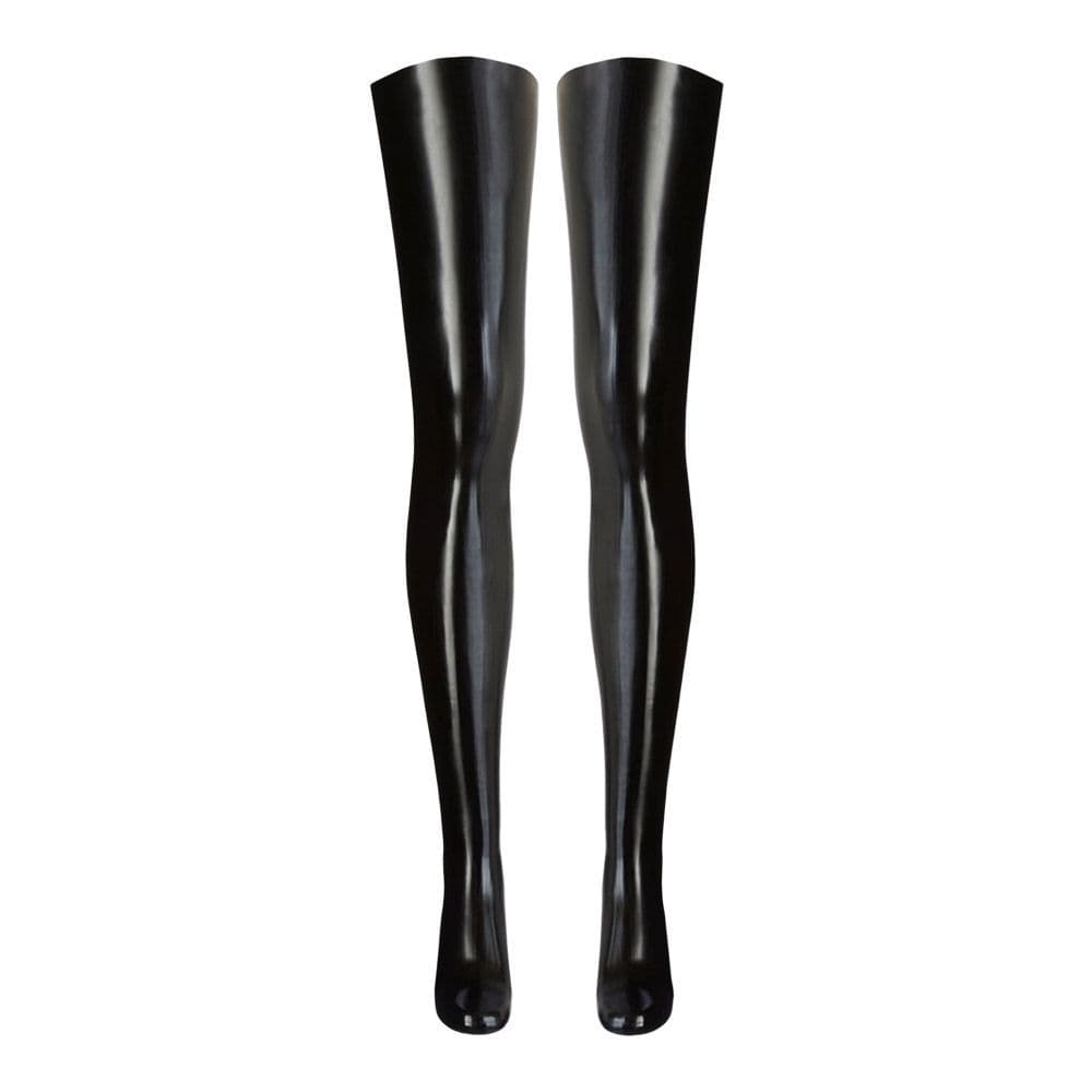 Latex strømper sorte-XXL - Sexshop.dk