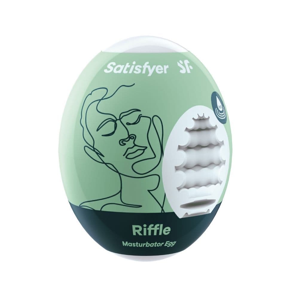 Satisfyer Riffle  -  Masturbator Egg - Sexshop.dk