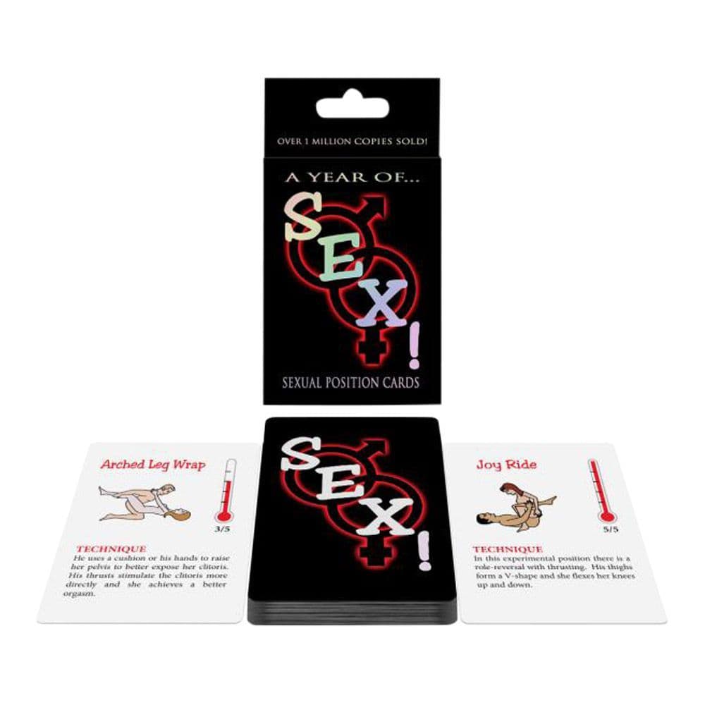 A Year of "¦ SEX!  -  Sexkortspil med over 50 kort - Sexshop.dk