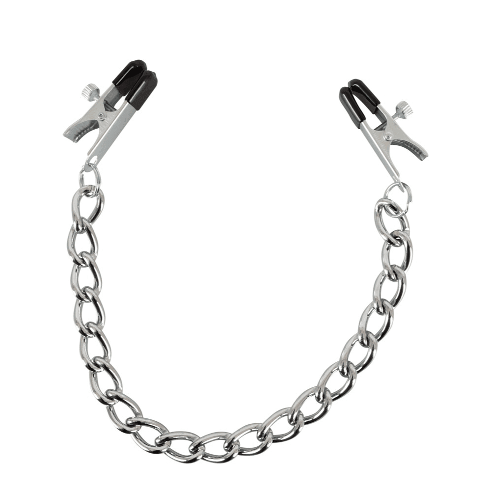 Bad Kitty Chain with Clamps brystvorteklemmer
