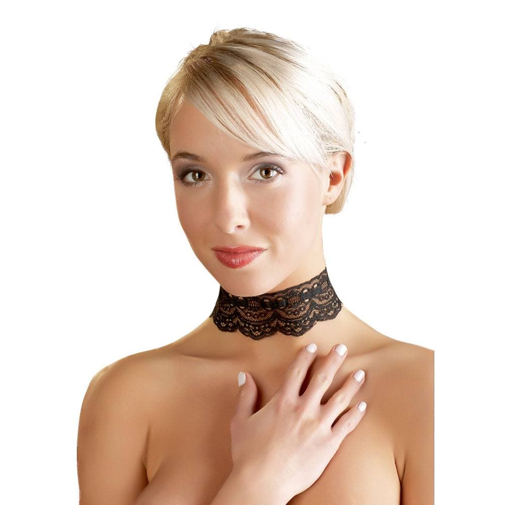 Cottelli Collection Halsbånd med Blonder - Sexshop.dk