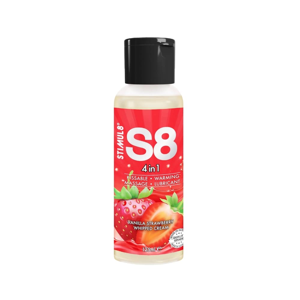 Stimul8 S8 4-i-1 Glidecreme-Jordbær