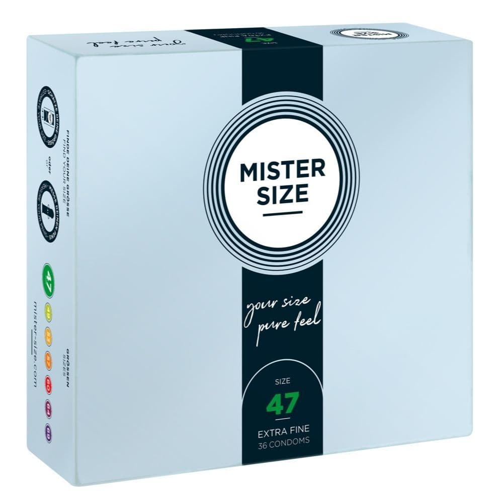 Mister Size 47 mm  -  Kondomer-36stk - Sexshop.dk