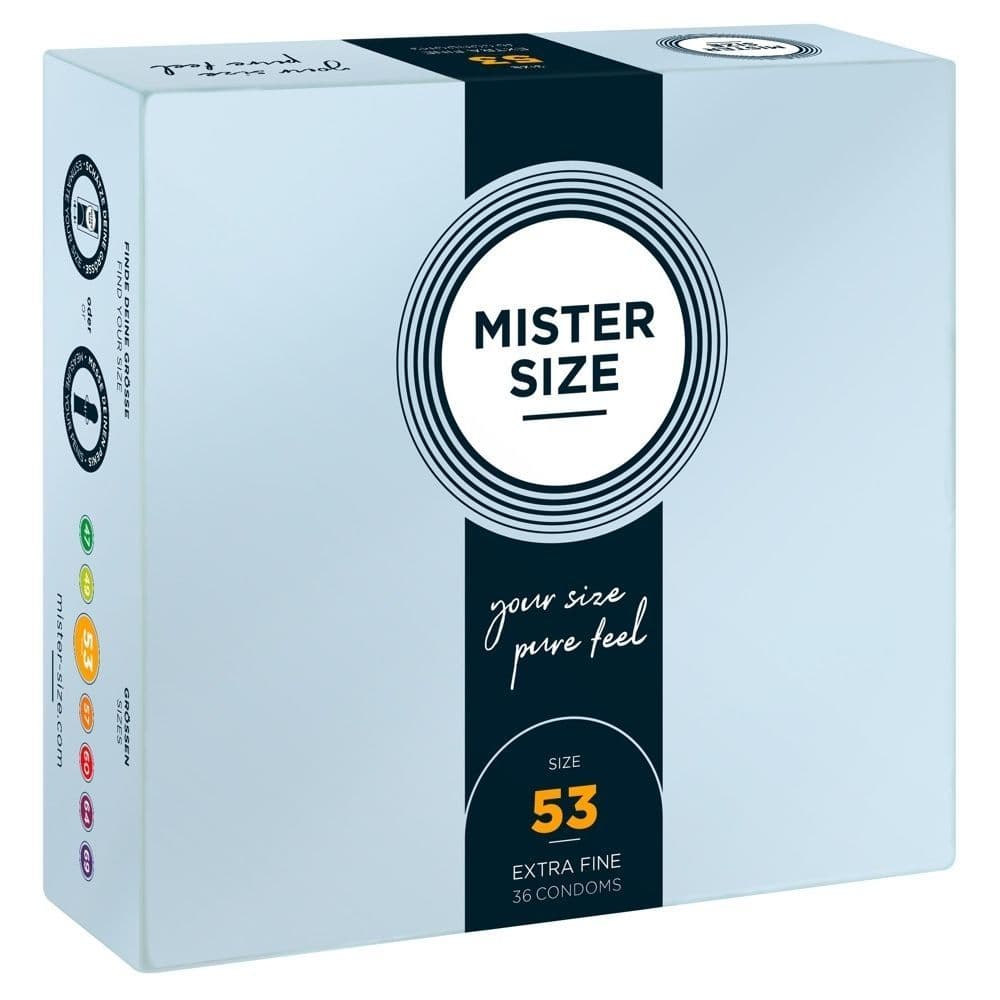 Mister Size 53 mm  -  Kondomer-36stk - Sexshop.dk