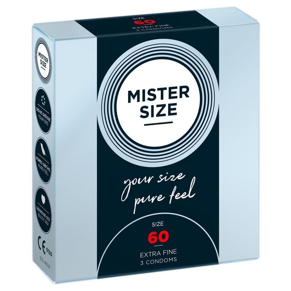 Mister Size 60  -  Kondomer-3 stk. - Sexshop.dk