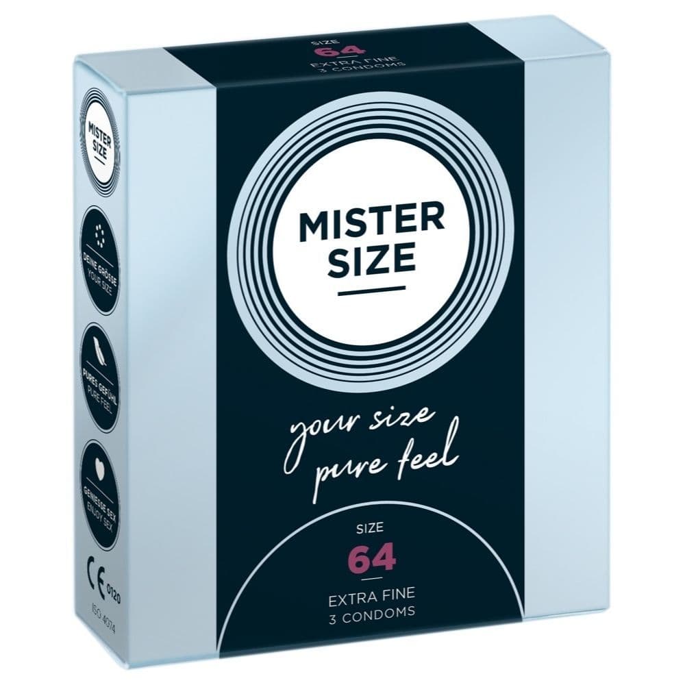 Mister Size 64  -  Kondomer-3 stk. - Sexshop.dk