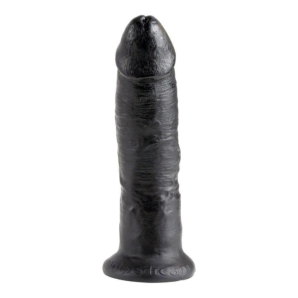 King Cock - 23 cm Cock Realistisk Dildo - Svart - Sexshop.dk