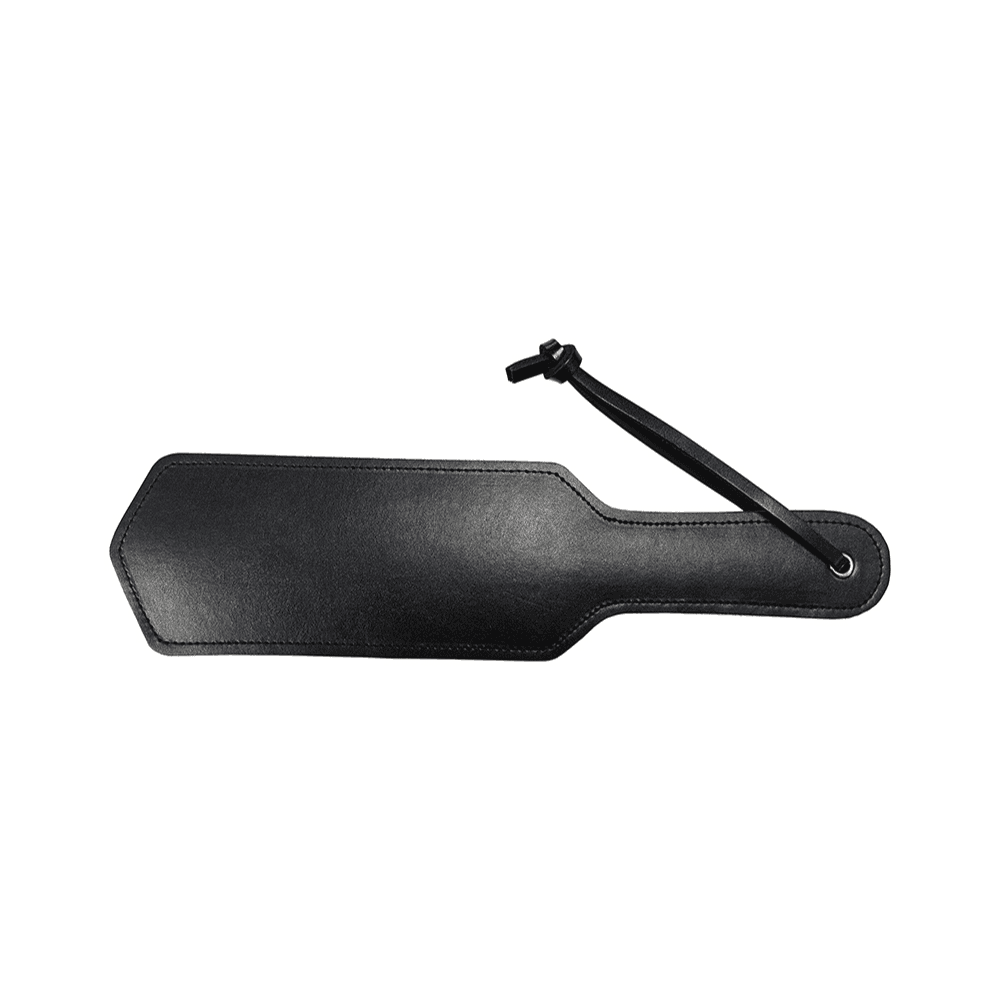 Læder Paddle med Metalnitter  -  Dobbelt Design