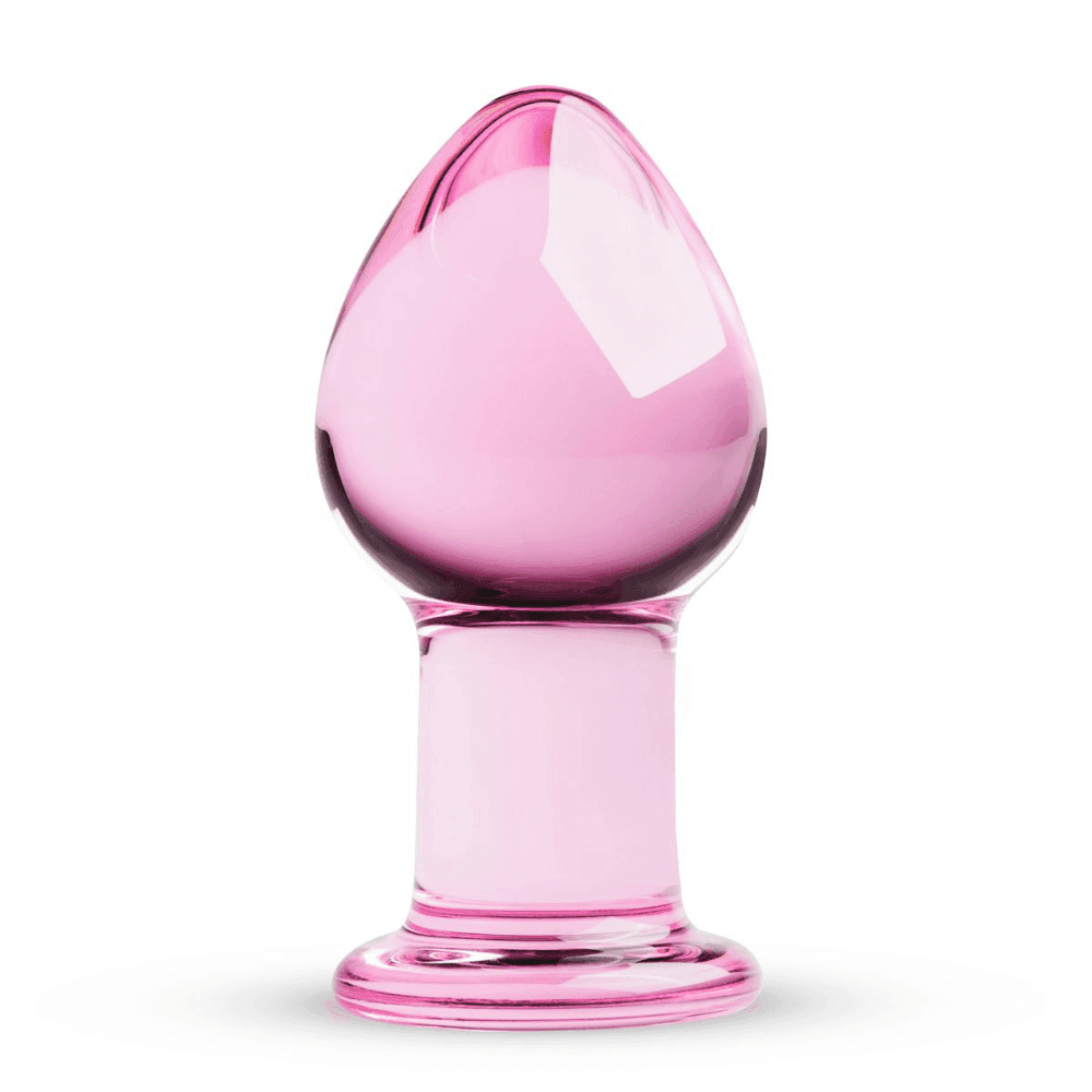 Gildo Pink Glas Buttplug 9 cm