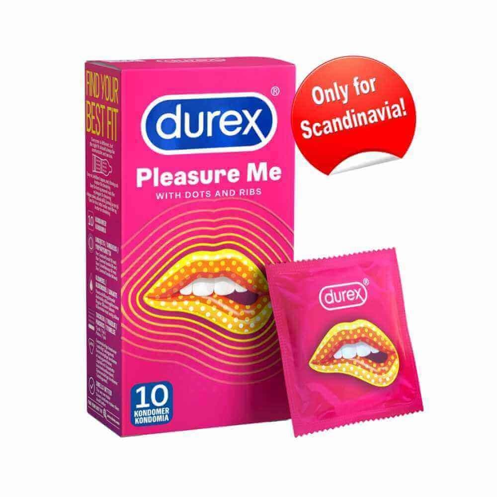Durex Pleasure Me  -  Kondomer 10 stk.