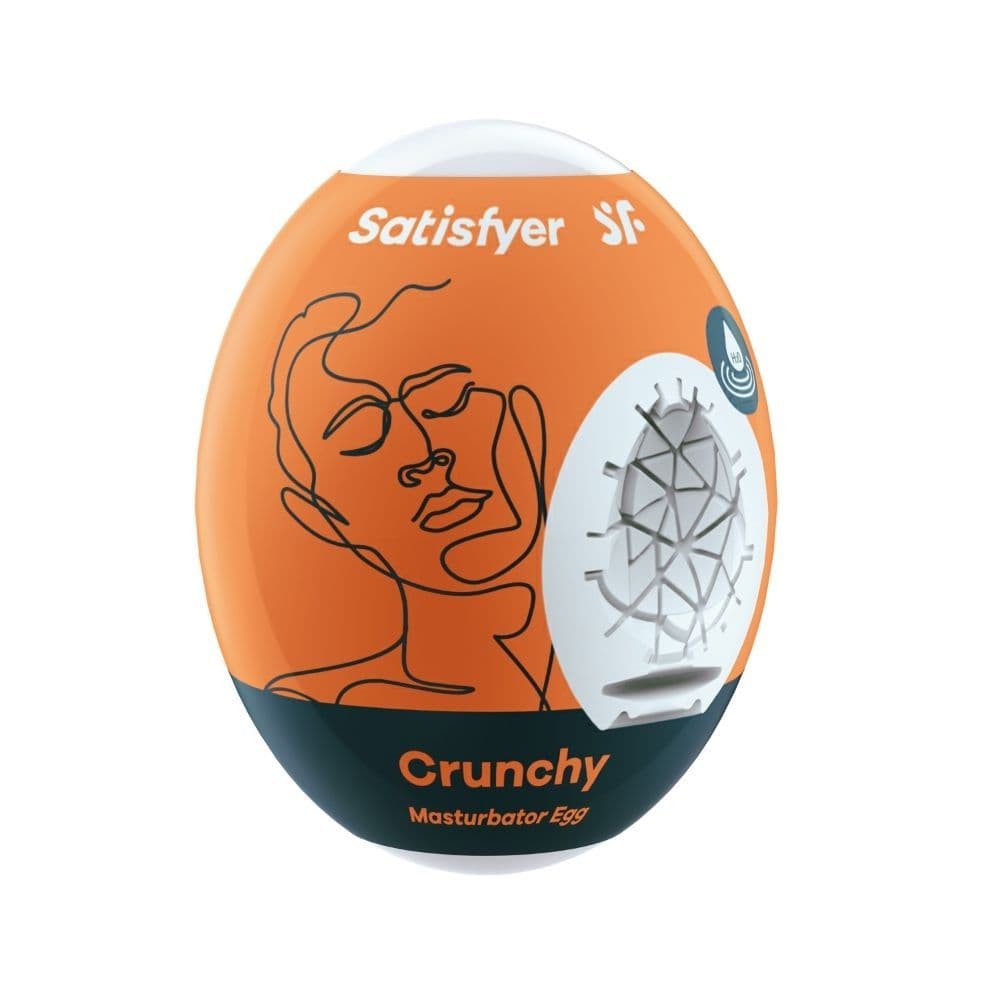 Satisfyer Crunchy  -  Masturbator Egg - Sexshop.dk