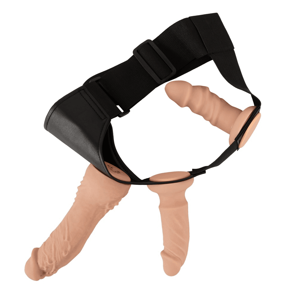 You2Toys Strap-On Set med G-streng, Vibrator og 2 Dildoer