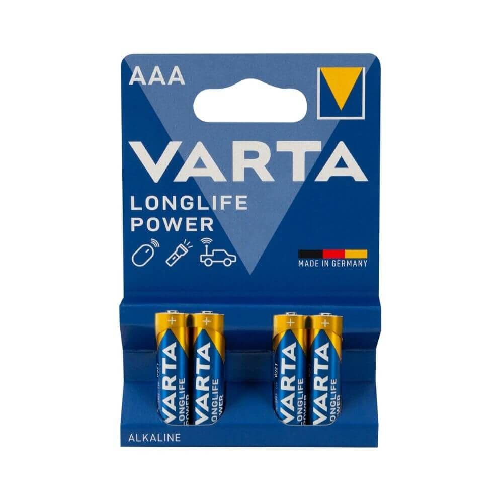 Varta AAA Batterier - 4 stk. - Sexshop.dk
