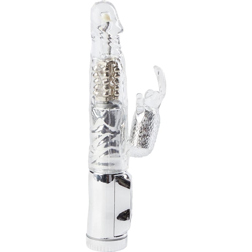 Roterende Rabbit Vibrator Med Perler - Winkwink.dk