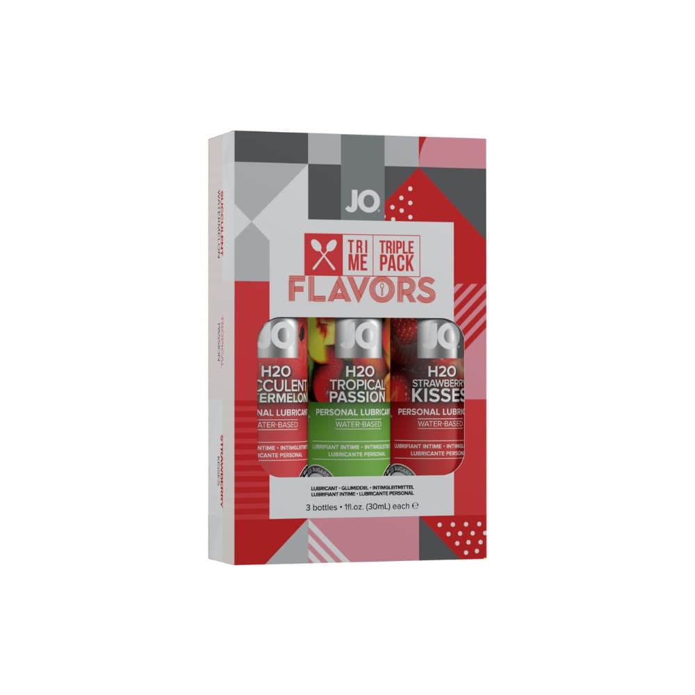 System JO Tri Me - Glidecreme med Smag Sæt (3x30 ml)