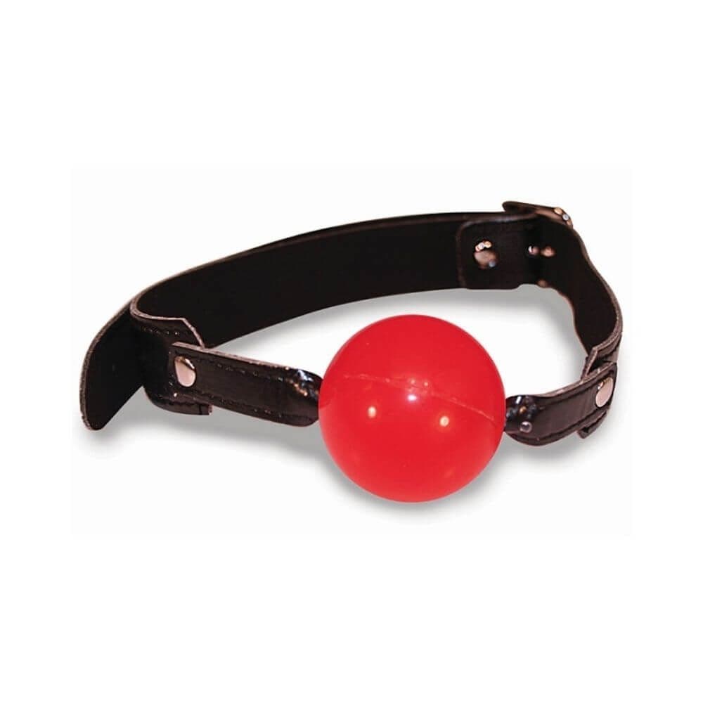 Sex & Mischief - Solid Gagball Rød - Winkwink.dk
