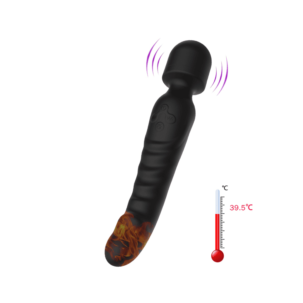 OF Happines - Dobbelt Magic Wand med Varme