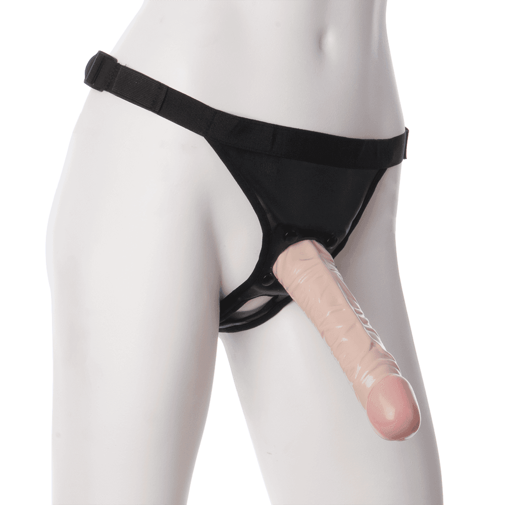 Doc Johnson Vac-U-Lock Classic Dong Ultra Harness Strap On - Winkwink.dk